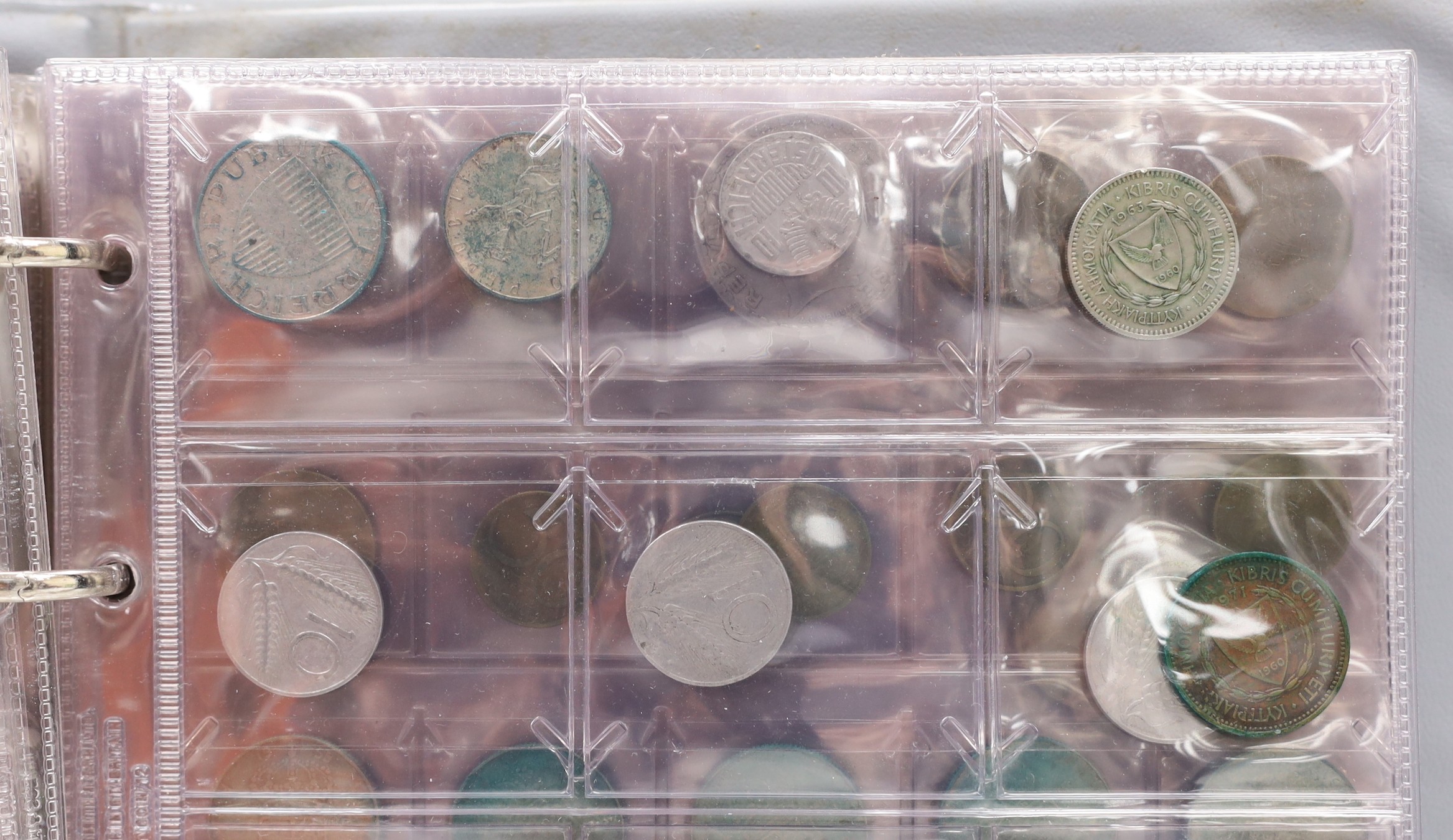 A collection of coins